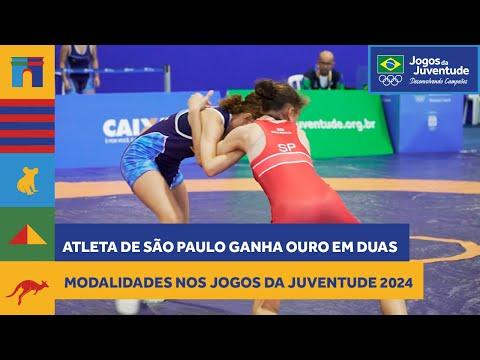 Atleta de São Paulo ganha ouro em duas modalidades nos Jogos da Juventude 2024