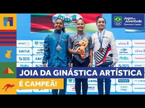 Francine Oliveira é ouro no individual geral e por equipes na ginástica artística